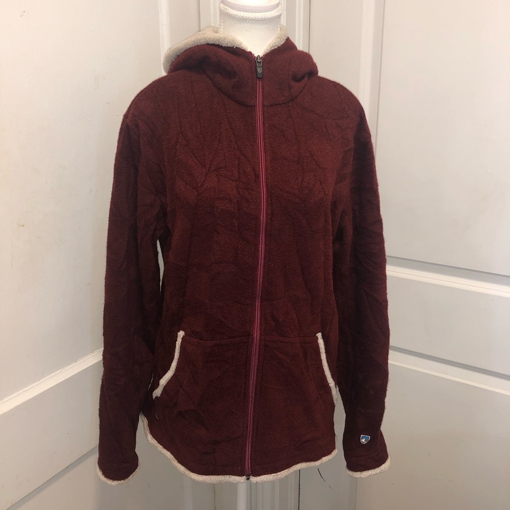 Kuhl ladies full zip sweater jacket size large